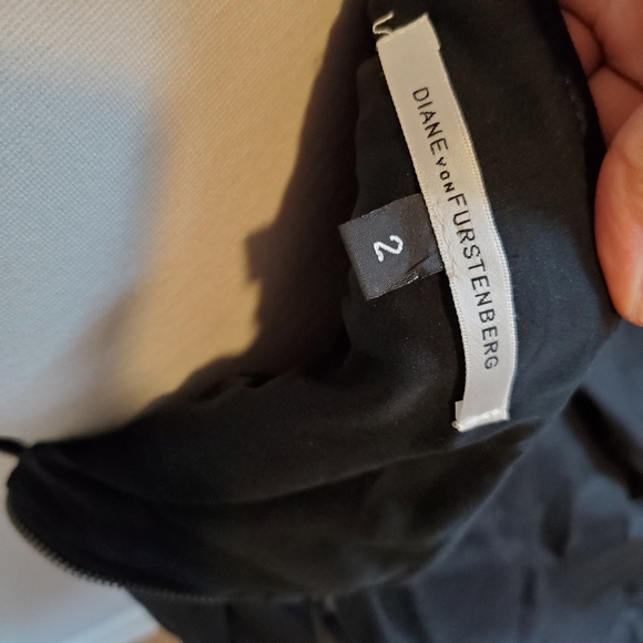 Diane Von Furstenberg Black Strapless Dress ~ 2 - Picture 4 of 5